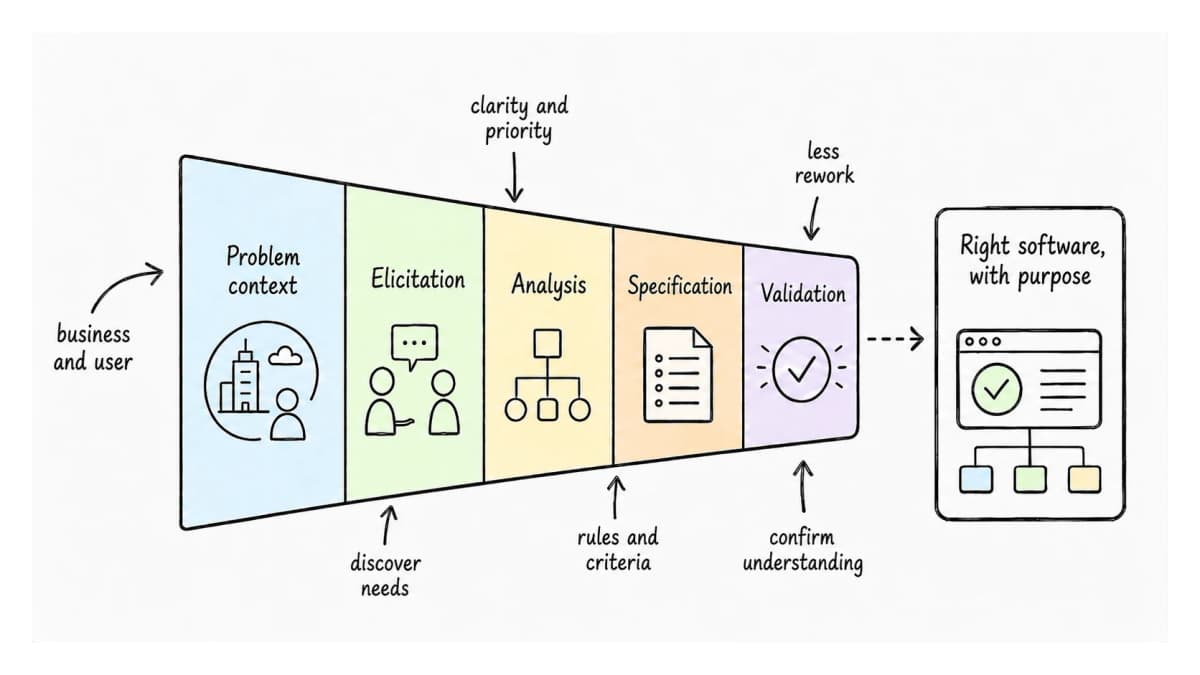 Requirements Engineering: from vague request to verifiable requirement