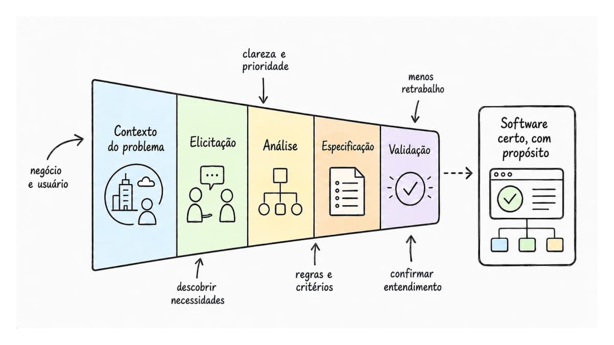 Engenharia de Requisitos: do pedido vago ao requisito verificável